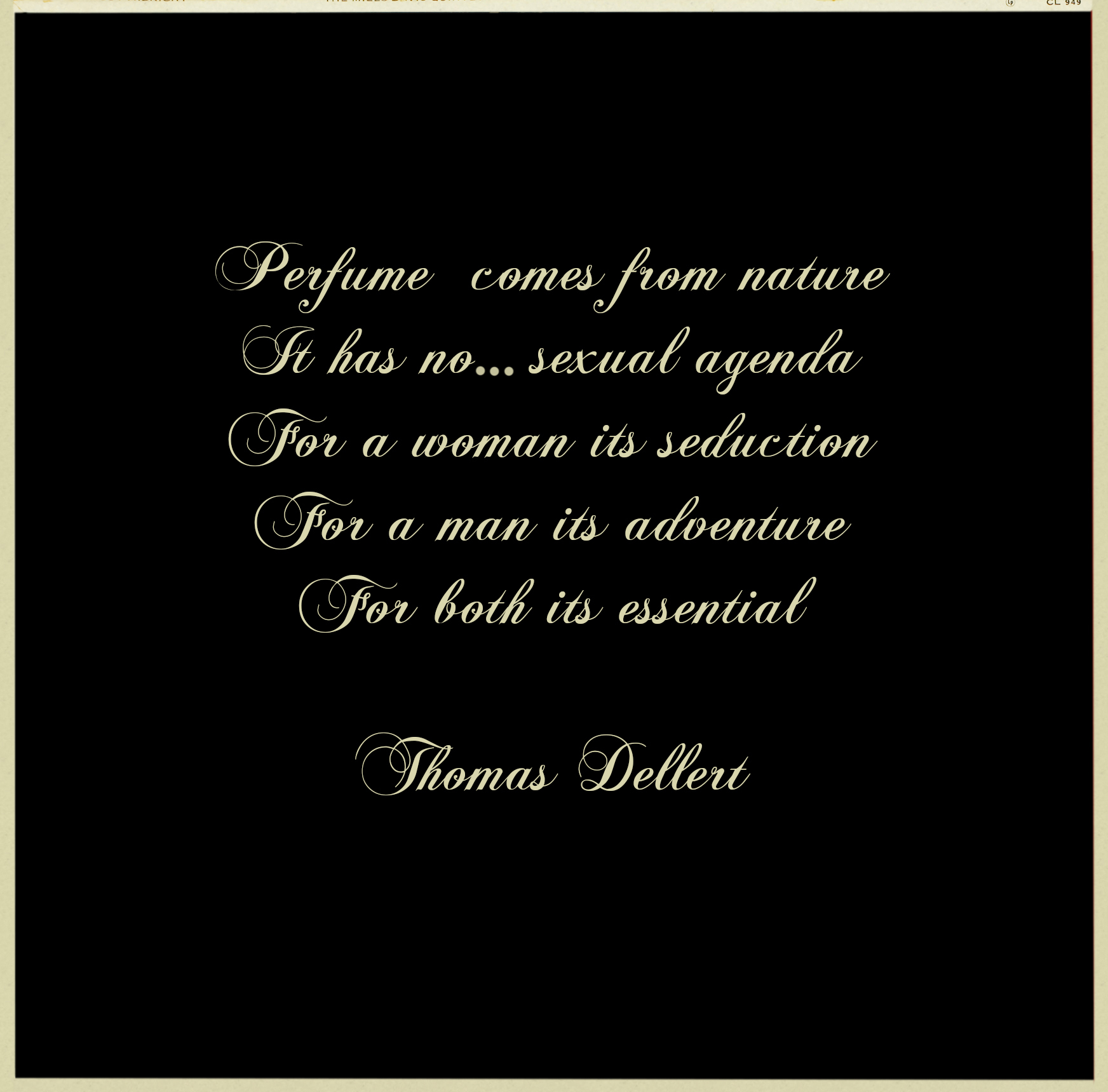 Perfume text 3 